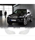 Číre predné kryty svetlometov BMW X5 E70 (1ks).