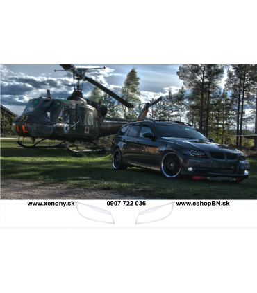 BMW 3 E90, E91, 2008-2012, náhradné "pkexisklá" predné kryty svetlometov, 1ks