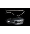 Audi A5 2012-2017 svetlovody pre LED DRL denné svietenie, 3ks.