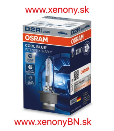 Osram Cool Blue Intense Xenarc D2R 6000K +20% 12V, 24V TOP