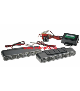 Šikmé MyCarr SJ-296typ2, LED denné svetlá s RL (16cm)