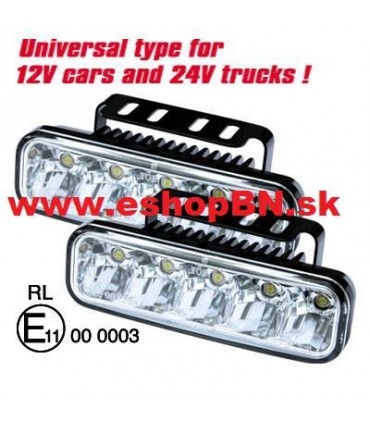 Denné svetlá MyCarr LED,SJ- 286E typ2, homolog. RL. (14,6cm)