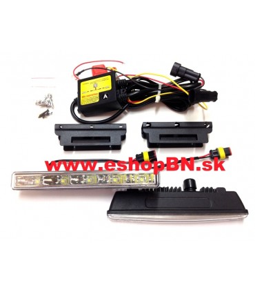 Denné svietenie s 1W LED, DRL 501HP, homolog. RL,12V