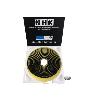 Butylové pružné tesnenie NHKna predné kryty, plasty svetlometov nahrievatelné, 4,75m TOP